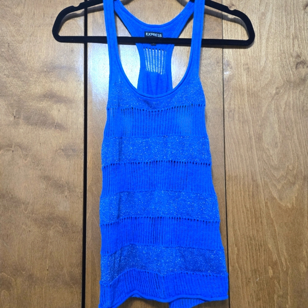 Express Stripe Linen Tank